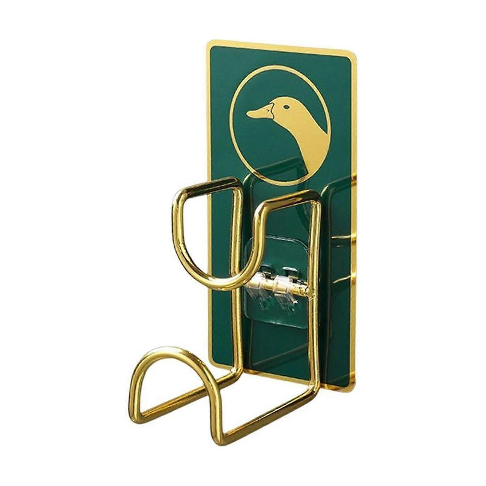 Wall Hooks SpaceSaving Wall Mounted Towel and Coat Rack for Bathroom Kitchen Home Green