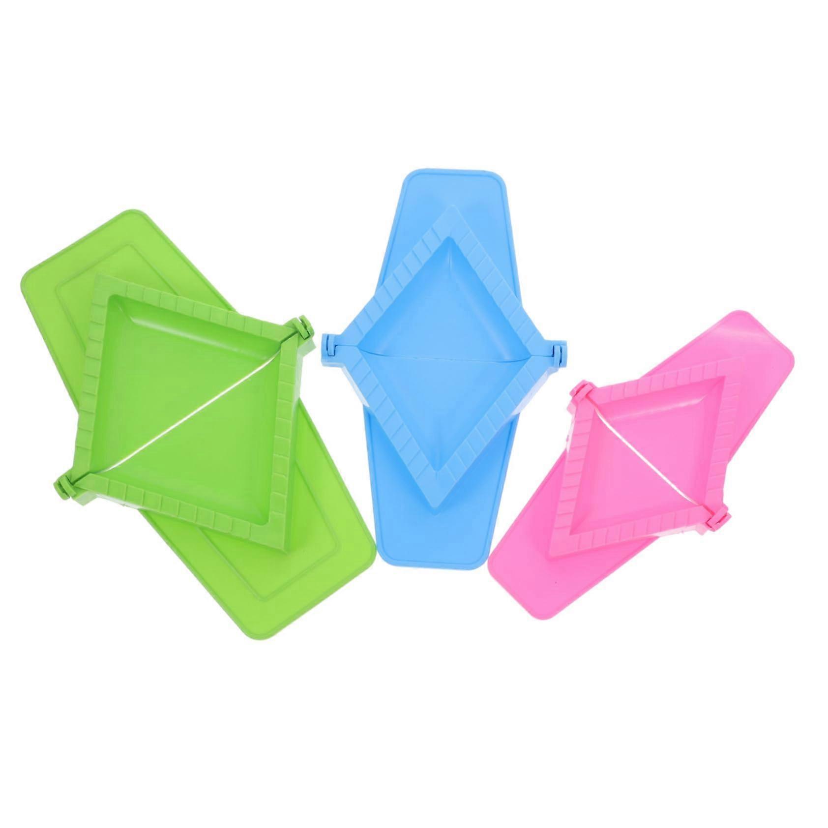 3pcs Manual Dumpling Maker Set with Quick Seal Press Mold for Easy Dumpling Making at Home Parties