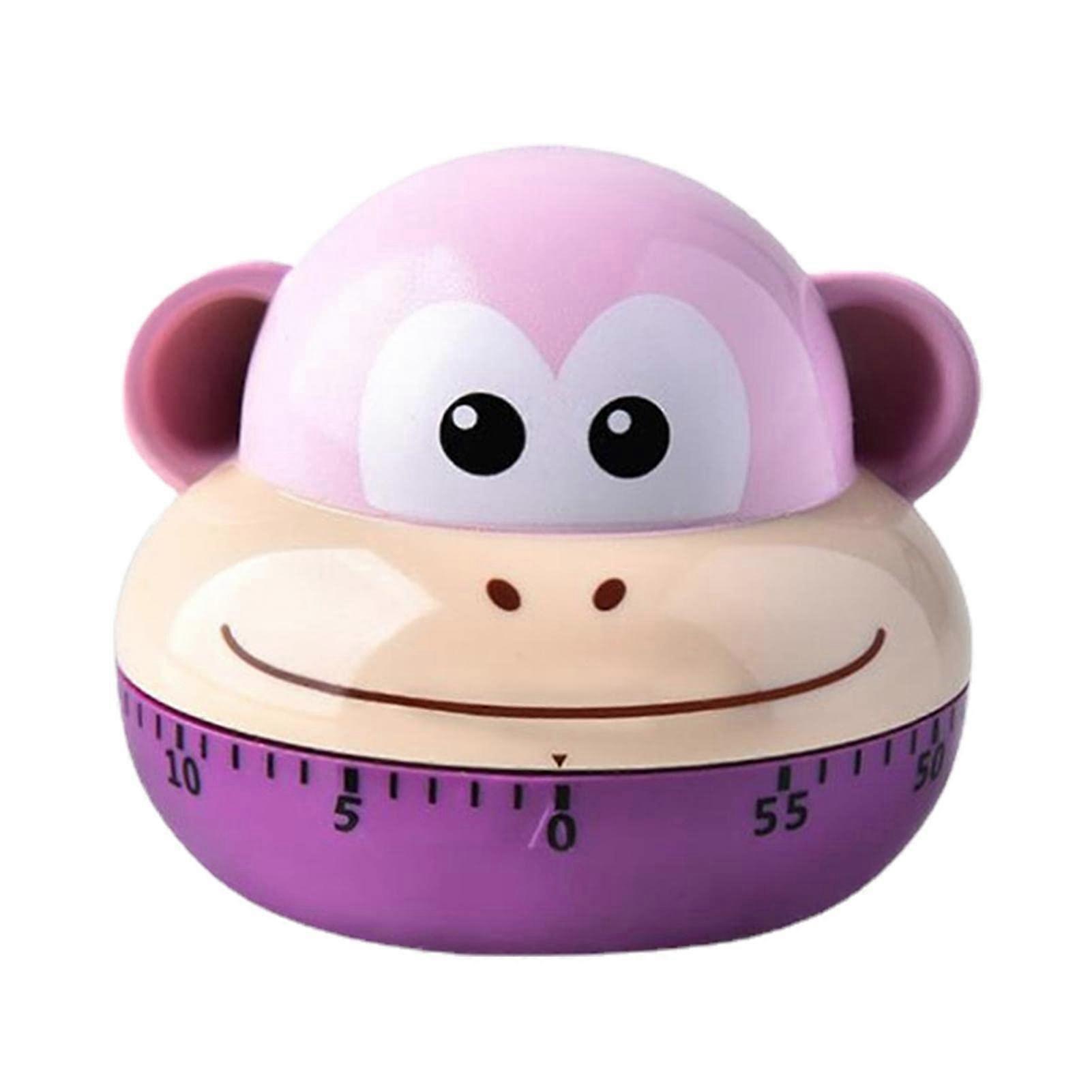 Kitchen Timer Monkey, Cute Animal 60Minute Mechanical Cooking Timer for Baking and Cooking