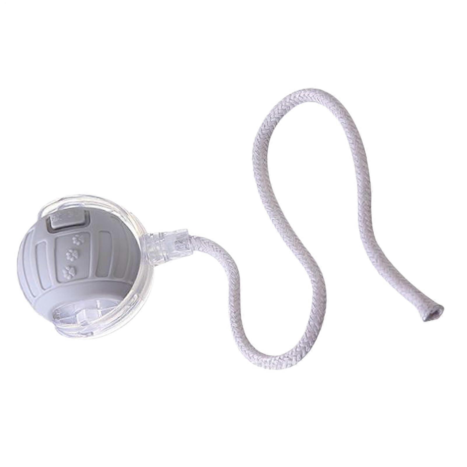 Interactive Cat Toy Ball with Tail  Automatic Rolling Smart Ball for Indoor Hunting Simulation Gray