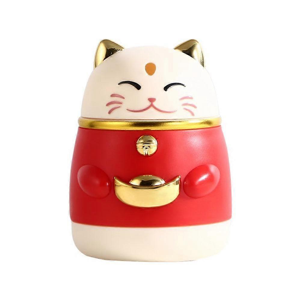 Automatic Toothpick Dispenser with Cute Cat Design, Large Storage Toothpick Holder for Kitchen