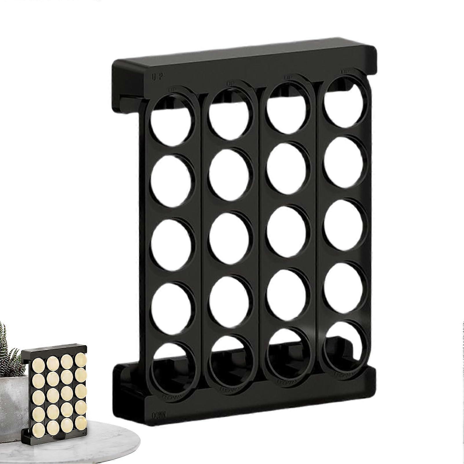 Coffee Pod Holder Wall Mounted Adjustable Capsule Storage Rack for Home Kitchen Office Cafe