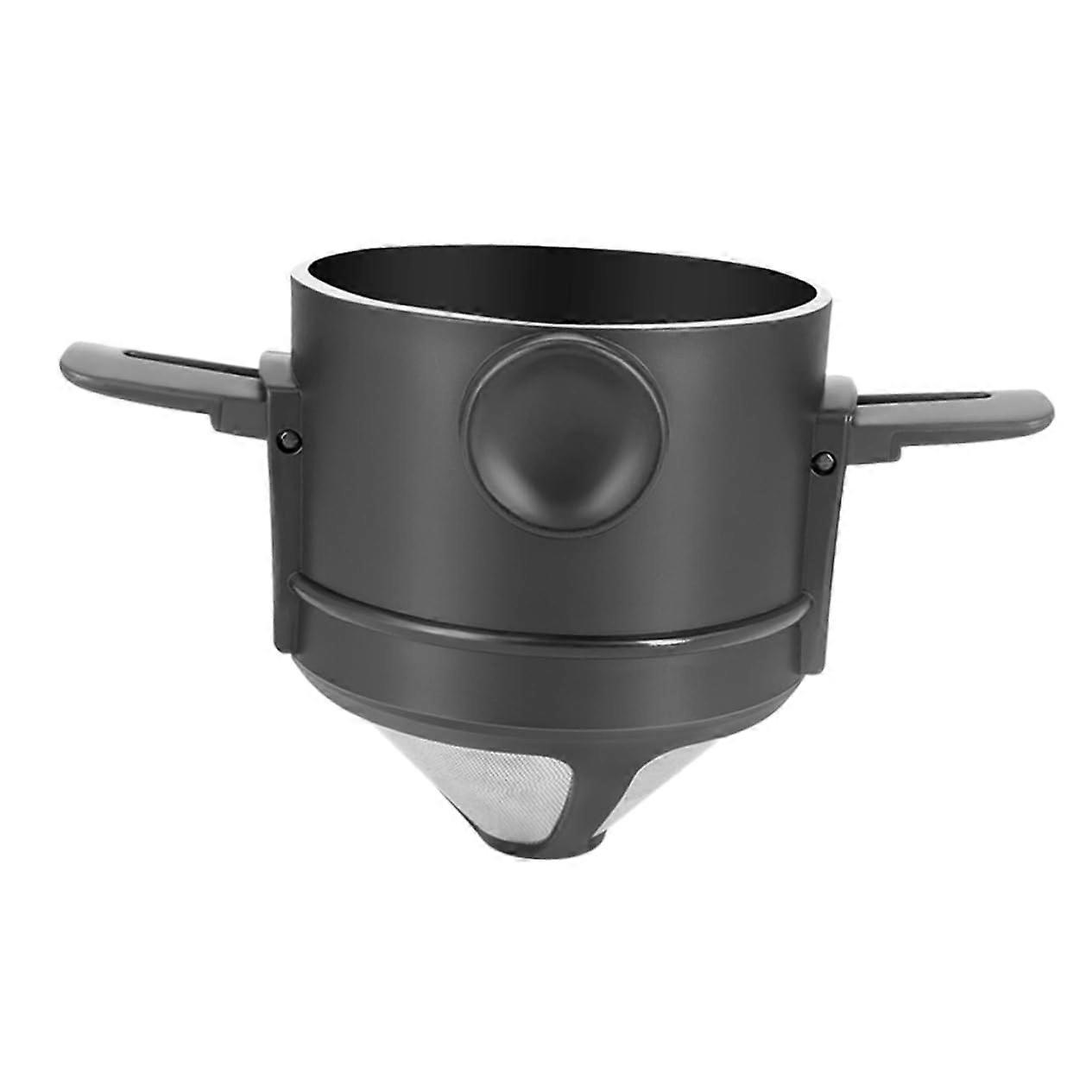 Stainless Steel Coffee Filter Cup with UltraFine Mesh, Foldable Dripper for Hand Brewing