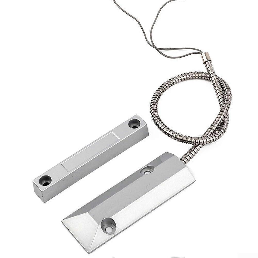 Garage Door Sensor Wired Magnetic Contact Switch RustResistant Alloy for Security Systems