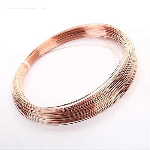 Bare Copper Wire 2mm T2 Solid Red Copper 99.9% Pure for Electrical and Craft Use 1m