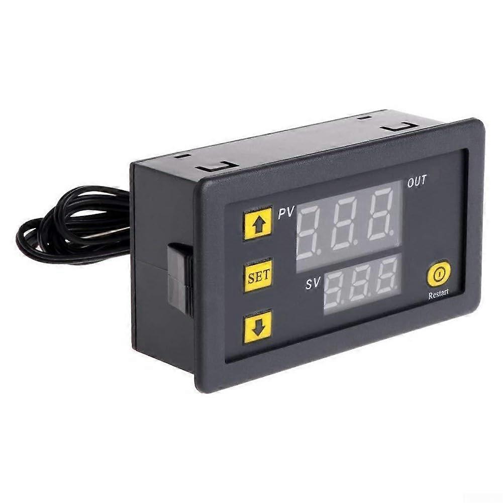 Digital Temperature Controller Dual Heating Cooling Modes 220V 20A Thermostat with Alarm