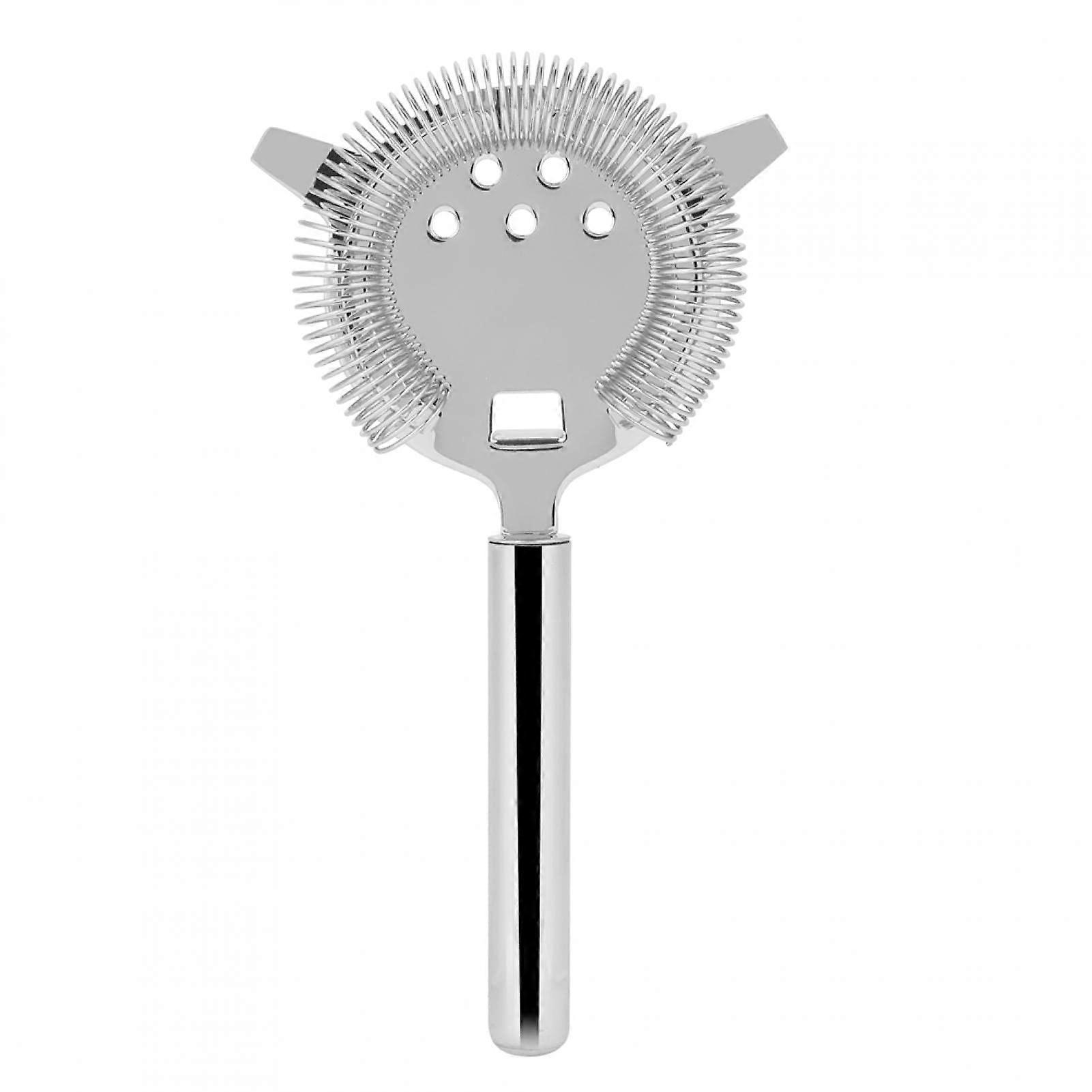 Stainless Steel Cocktail Strainer 304 for Bartending with Elastic Spring Filter and Smooth Handle