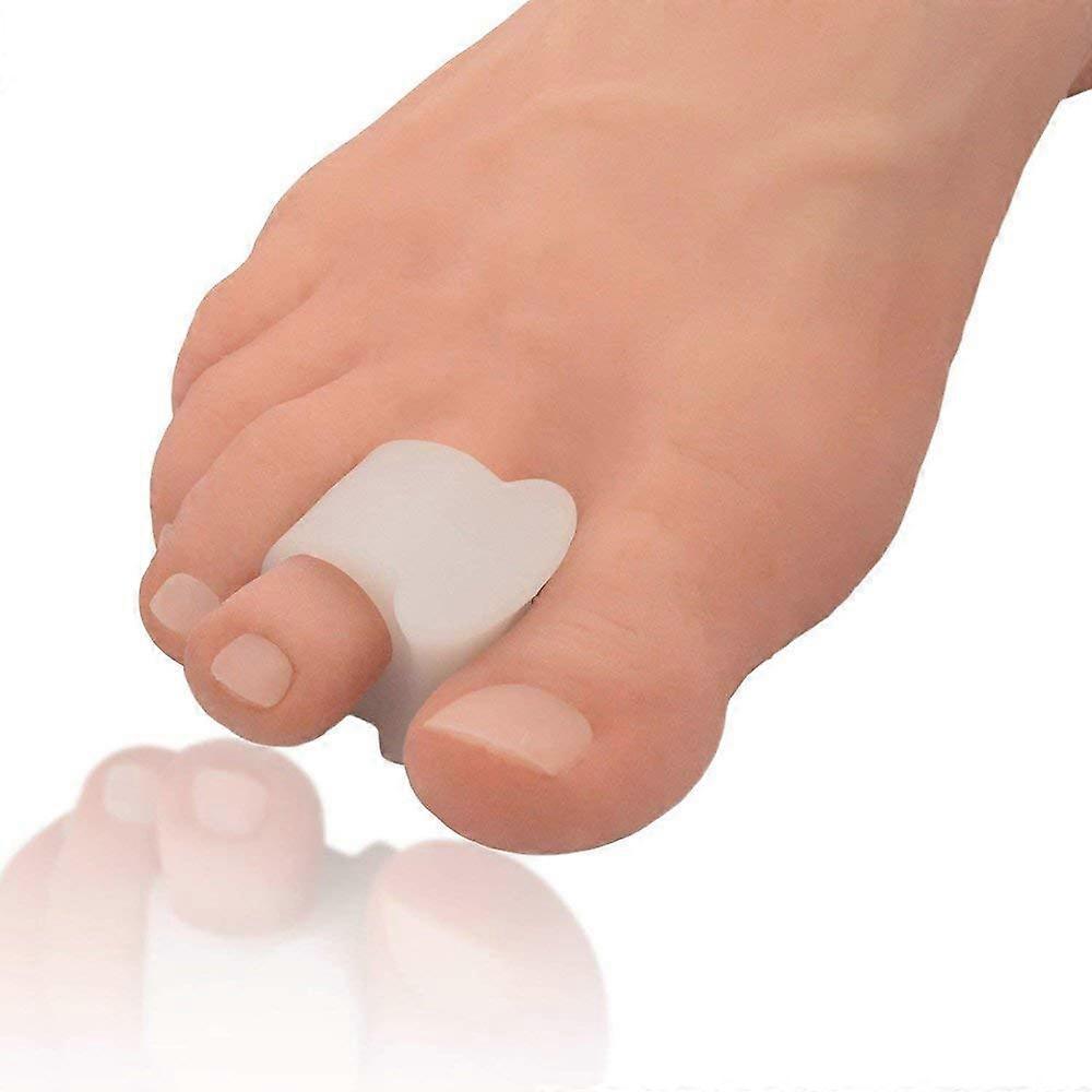 Toe Separators and Spacers 10 Pairs Soft Gel for Overlapping Toes Alignment Relief Pinky Corrector