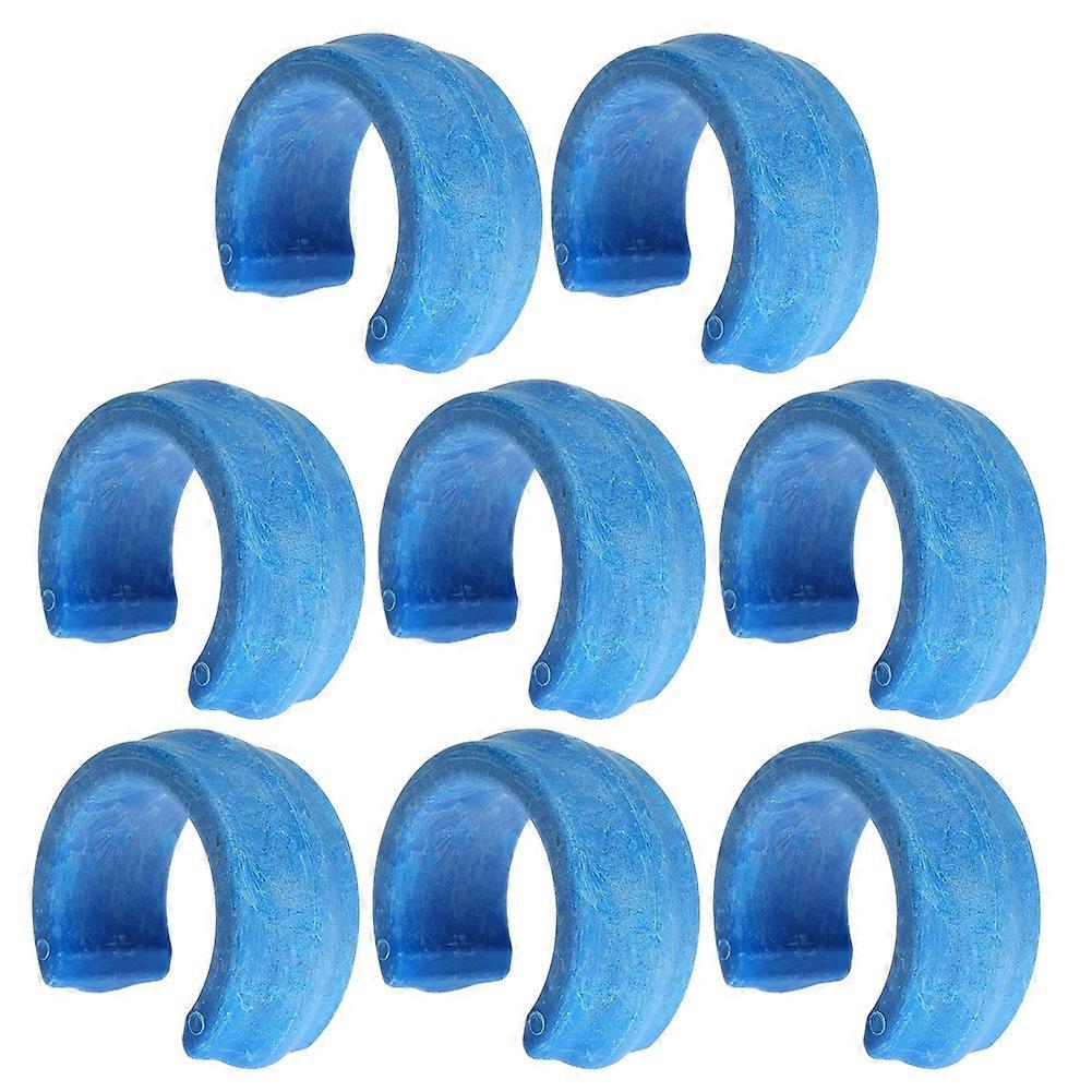 8er-Pack Universal-Poolschlauchgewichte Universal Blau