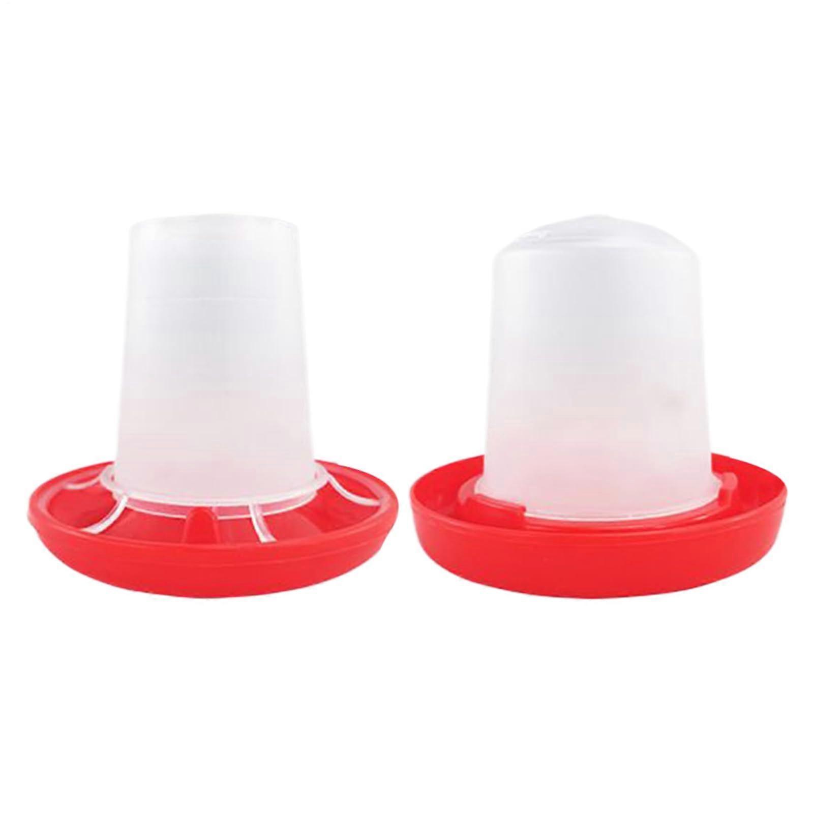 Automatic Chicken Waterer with GravityFed Supply for Backyard and Barn Poultry and Ducks