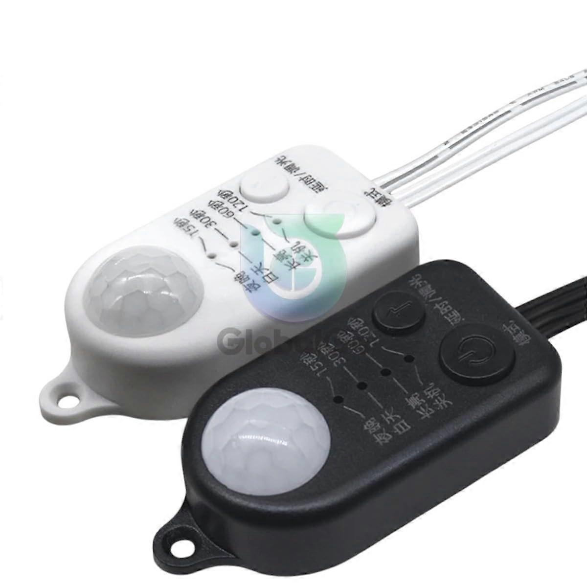 DC 524V PIR Motion Sensor Switch for LED Strip Lights, Smart Infrared Detector, Easy Install Ref: 9707