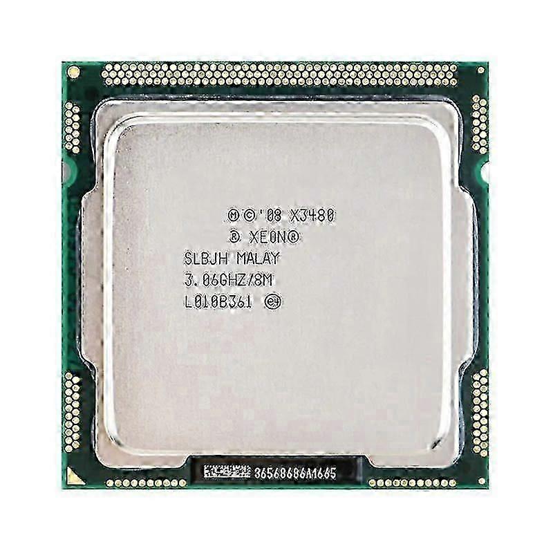 Xeon X3480 CPU - Socket 1156 4 Cores 8 Threads 3.06GHz 8MB L3 Cache 95W.