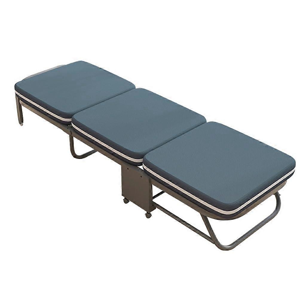 Folding Bed Triple Folding Design 90cm Single Bed for Office Naps and Space Saving Guest Use