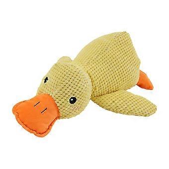 Dog Calming Toy Plush Duck Pillow for Dogs with Teeth Cleaning and Stress Relief