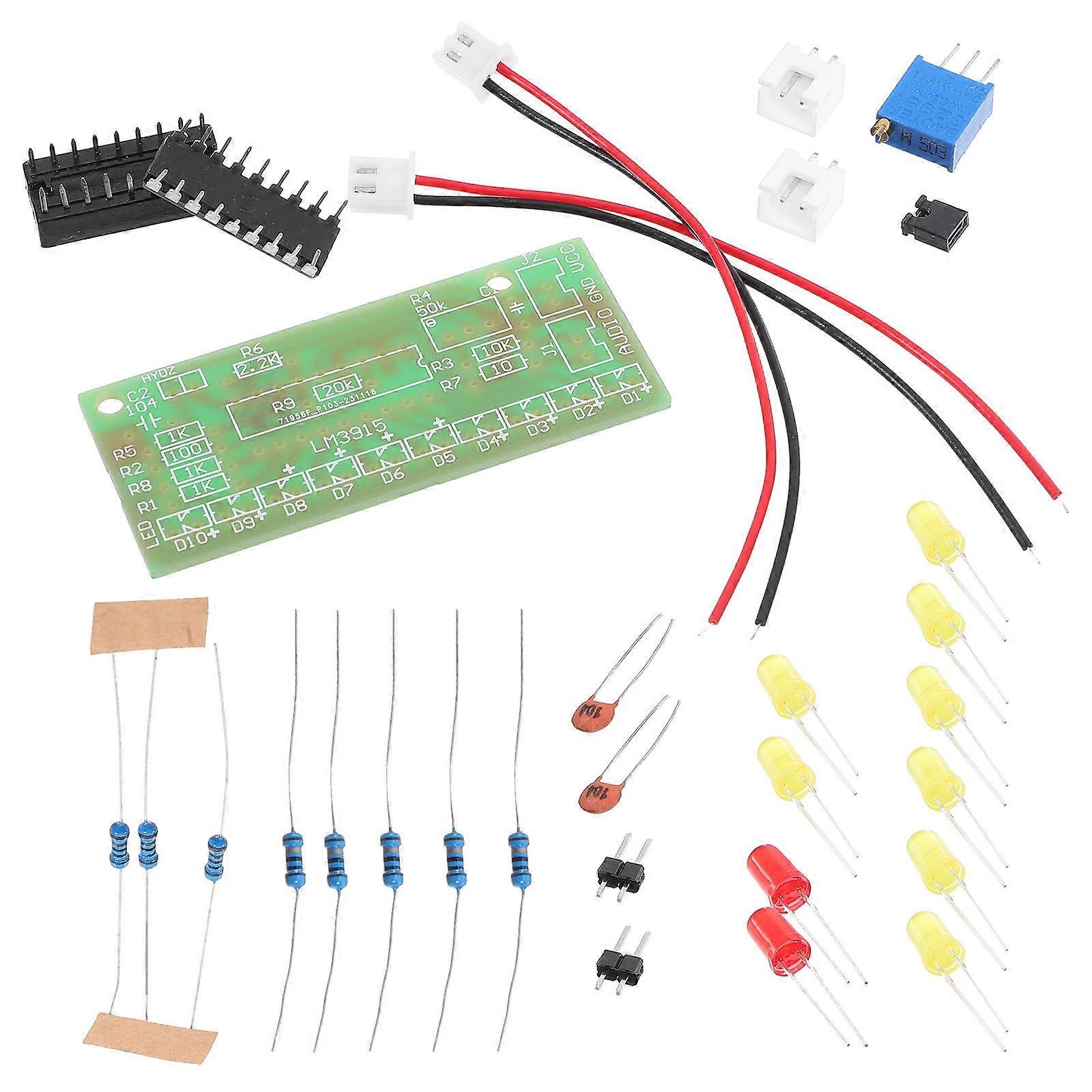 Audio Level Indicator Soldering Kit Project for 5Sets Practice Supply