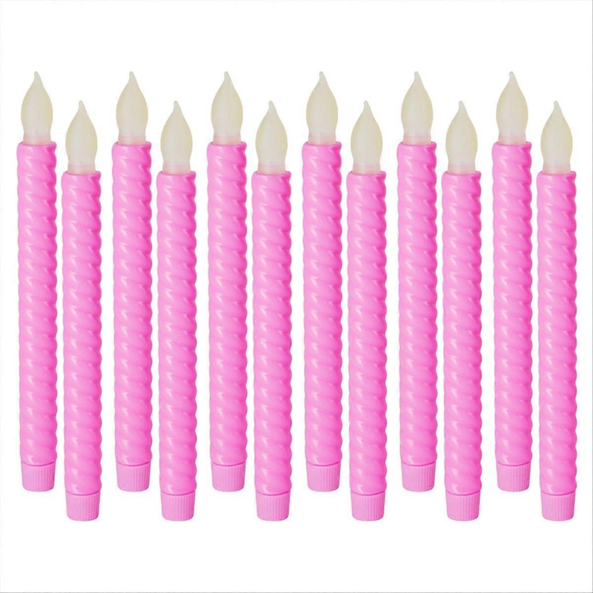 LED Electronic Candle Lights,Pink