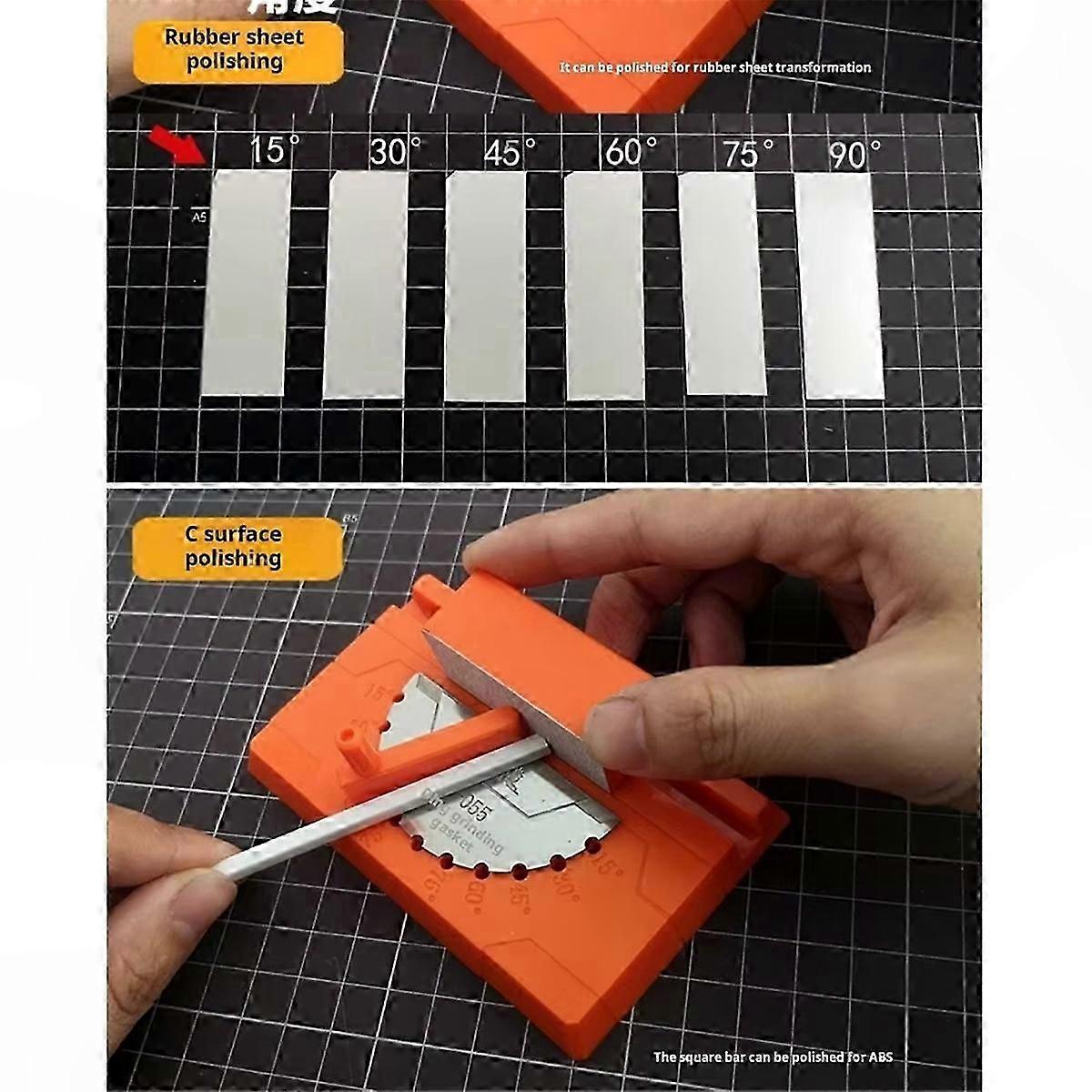 Multi-Angle Sanding Tool for Model Building, Edge Polishing, DIY Craft Assembly