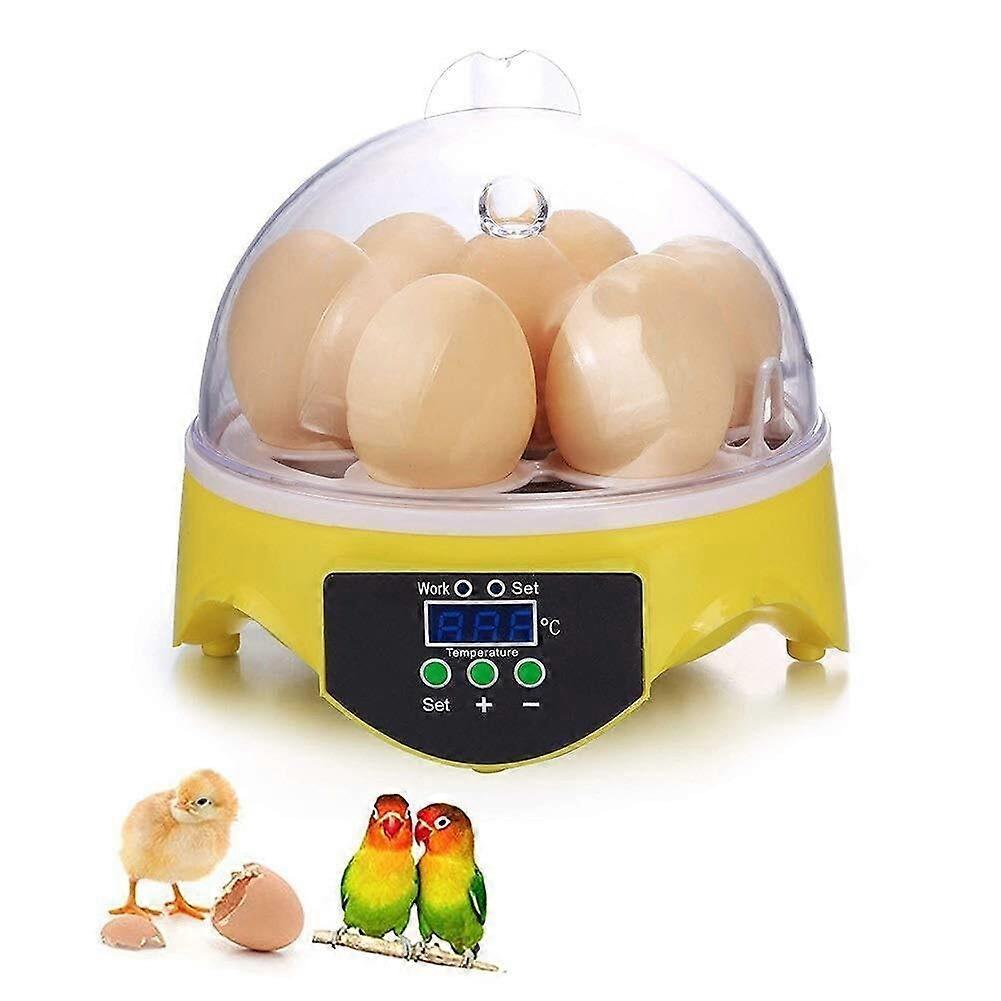 Mini Digital Egg Incubator 7 Eggs with Accurate Temperature Control for Chickens Ducks Geese