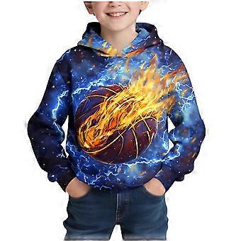 Hoodies voor jongens met grappige 3D-print, capuchon, lange mouwen, sportieve casual kleding voor kinderen van 3-13 jaar, comfortabele tops