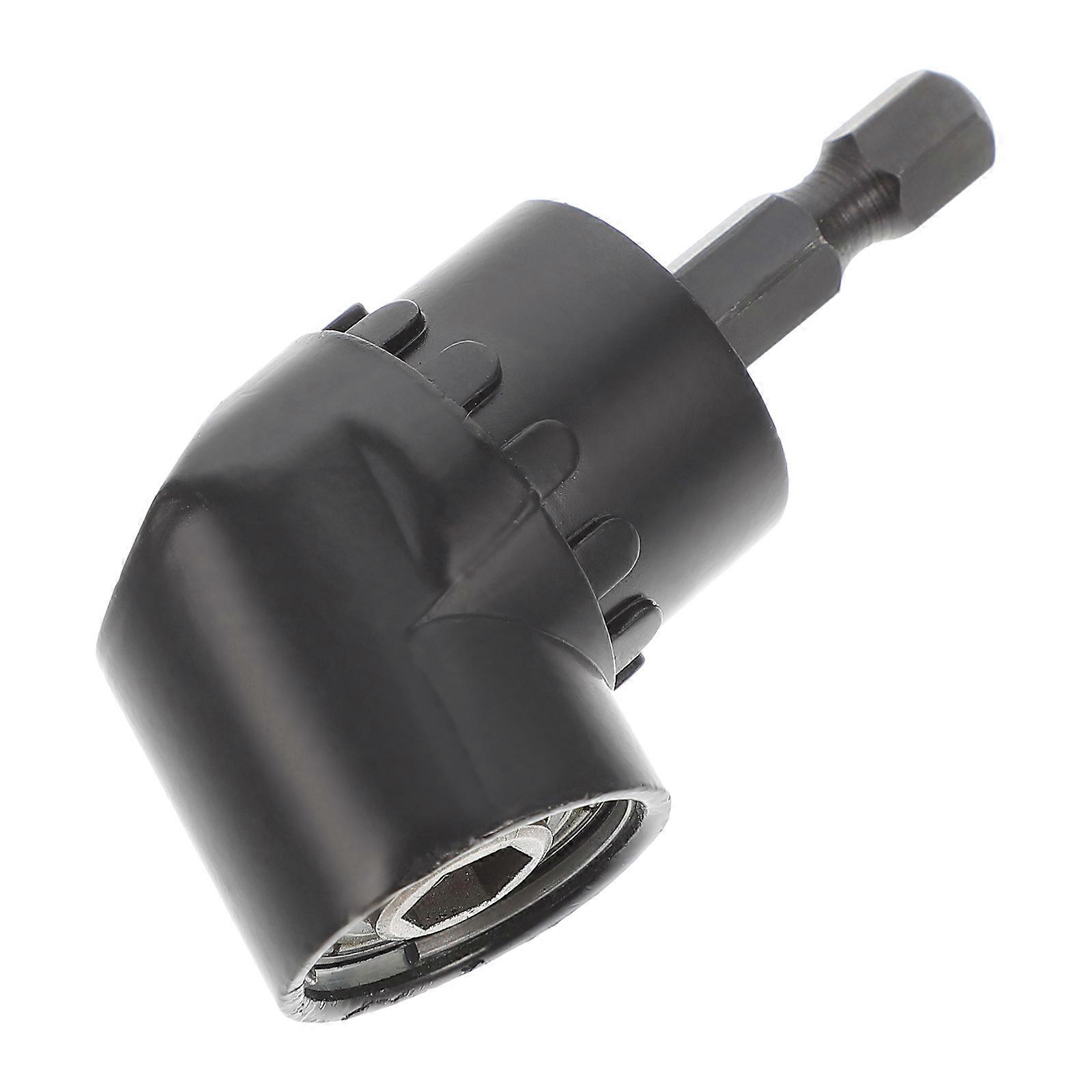 Angled Screwdriver Drill Attachment for Home Black