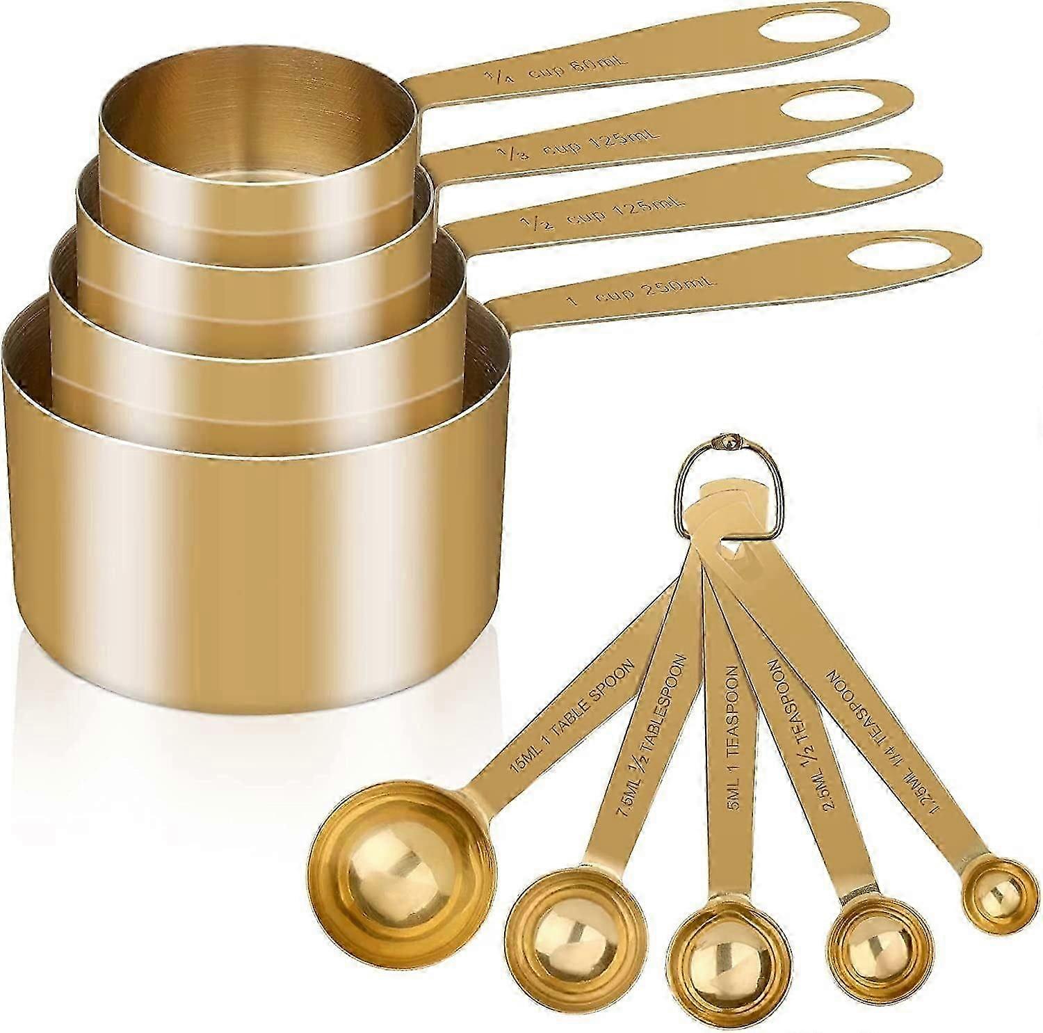 9 Pcs Measuring Cups And Measuring Spoons Measuring Units