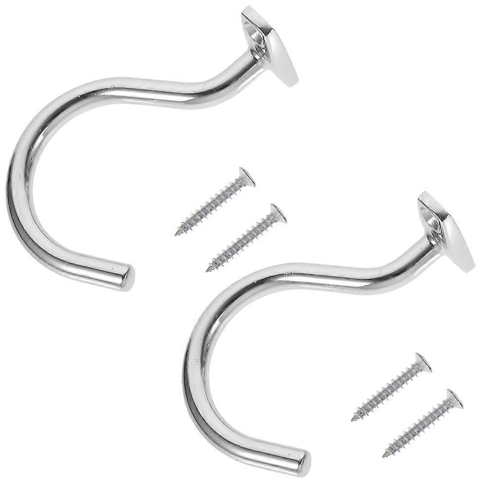 Wear-Resistant Cue Hook for Billiard Table Storage 2Sets Convenient Pool Hook