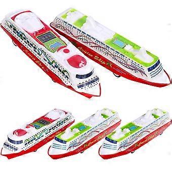 Modelo de crucero de juguete con mecanismo de retroceso para niños, 5 vehículos de colores surtidos, juguete educativo de plástico ABS.