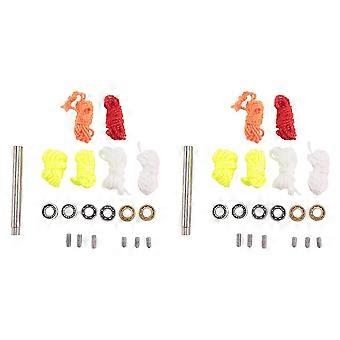 2X MAGICYOYO Kit Completo de Rolamentos para Ioiô: 10 Rolamentos de Esferas para Ioiô Não Responsivo + Ferramenta para Remoção de Rolamentos + 12 Cordas para Ioiô + 12 Eixos para Ioiô