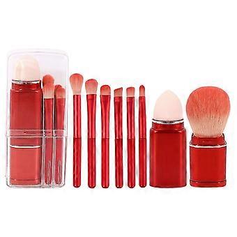 Stylish 8 in 1 Eye Makeup Brush Set Designed for Easy Use Cosmetic Brushes for Makeup Lover and Frequent Traveler Multicolor