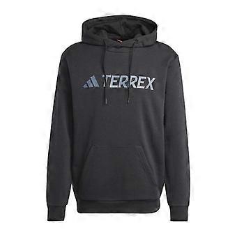 Moletom Adidas Terrex Masculino com Capuz e Logo Grande em Algodão Misto