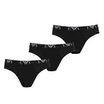 Emporio Armani Mens Cotton Regular Briefs (Pack of 3)