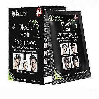 10PCS Dexe Black Hair Shampoo 5-Min Instant Hair Dye for Men Women Black Color NEW