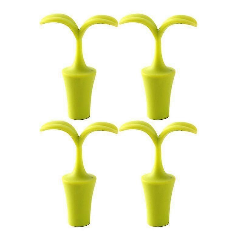 4pcs barware corks,  Leaf Shape Wine Stoppers