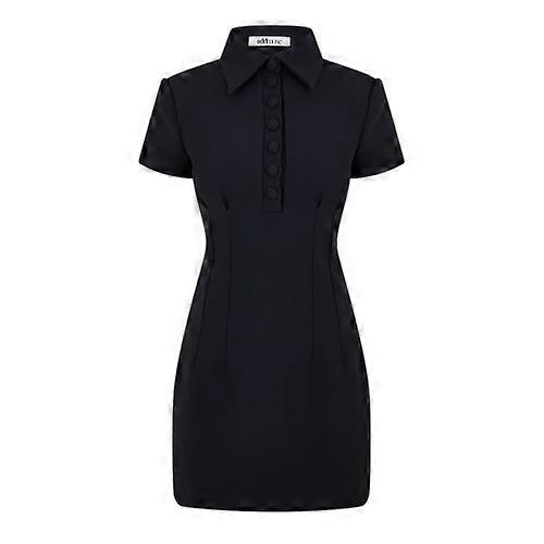 Muse Womens/Ladies Button Slim Mini Dress