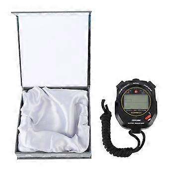Electronic Digital Sport Stopwatch Timer Date Time Display 2 Alarms Metronome Function for Fitness Referee