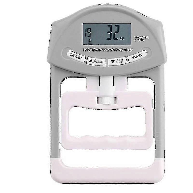 Hand Dynamometer Digital Grip Strength Tester(size:gray)