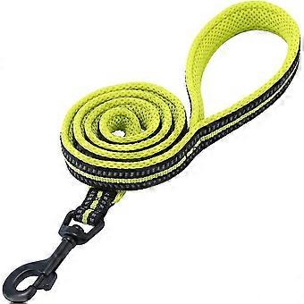 Reflective Leash, Very Resistant, Classic, Flexible, Padded, Thick, Nylon Strap