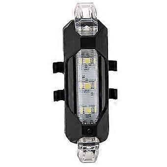 QingHai Nieuwe 5 LED's USB Oplaadbare Fietsen Fiets Achter Veiligheid Achter Waarschuwingslicht