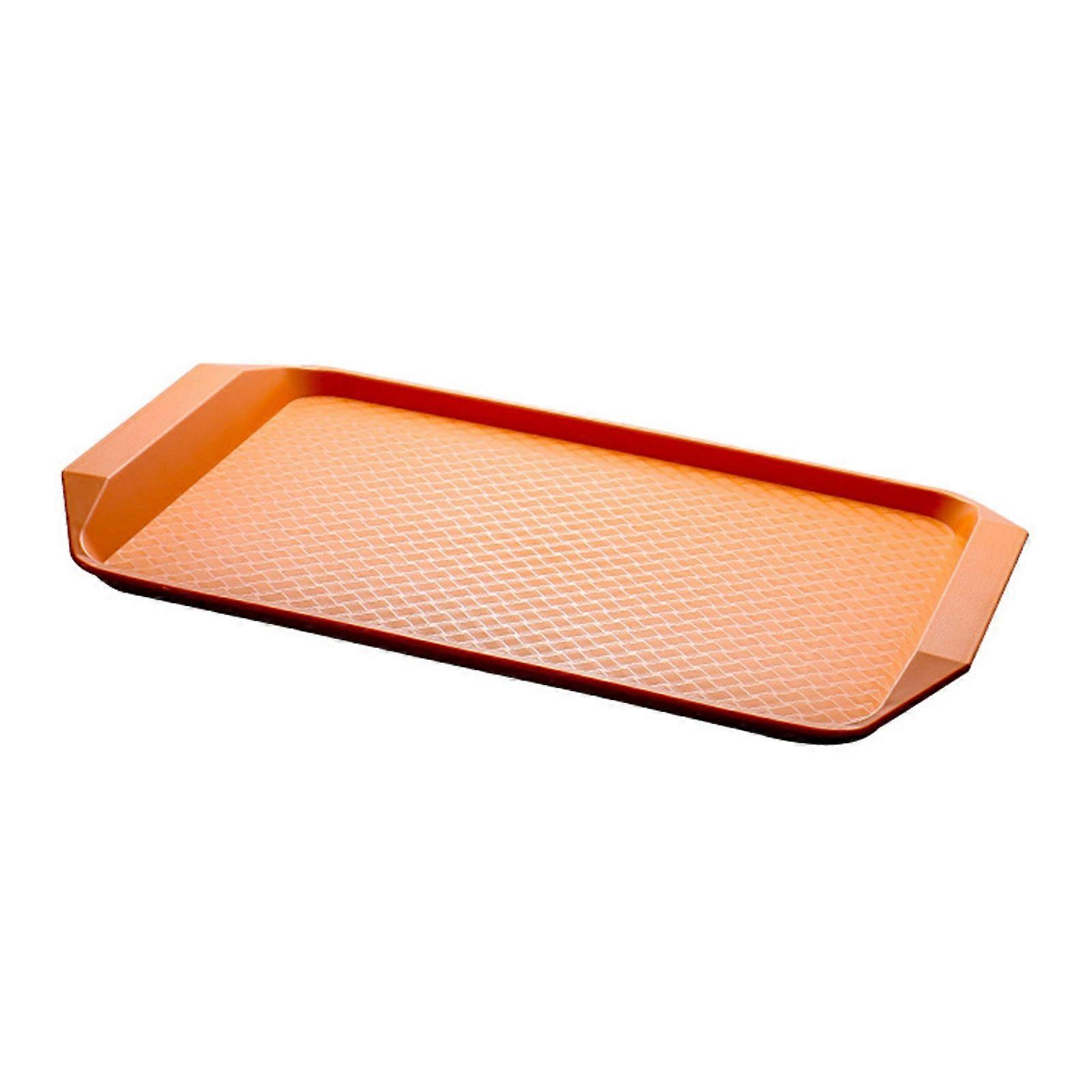 More Thicken Multi-use Serving Tray PP Practical Stackable Storage Tray for Home KAESI