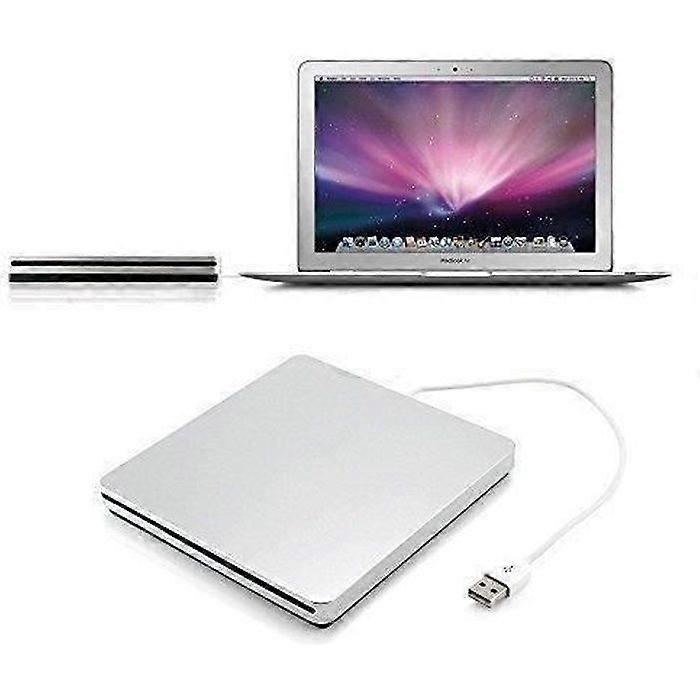 External USB CD/DVD Drive/Writer Compatible with Apple MacBook Pro/Air/Mac mini
