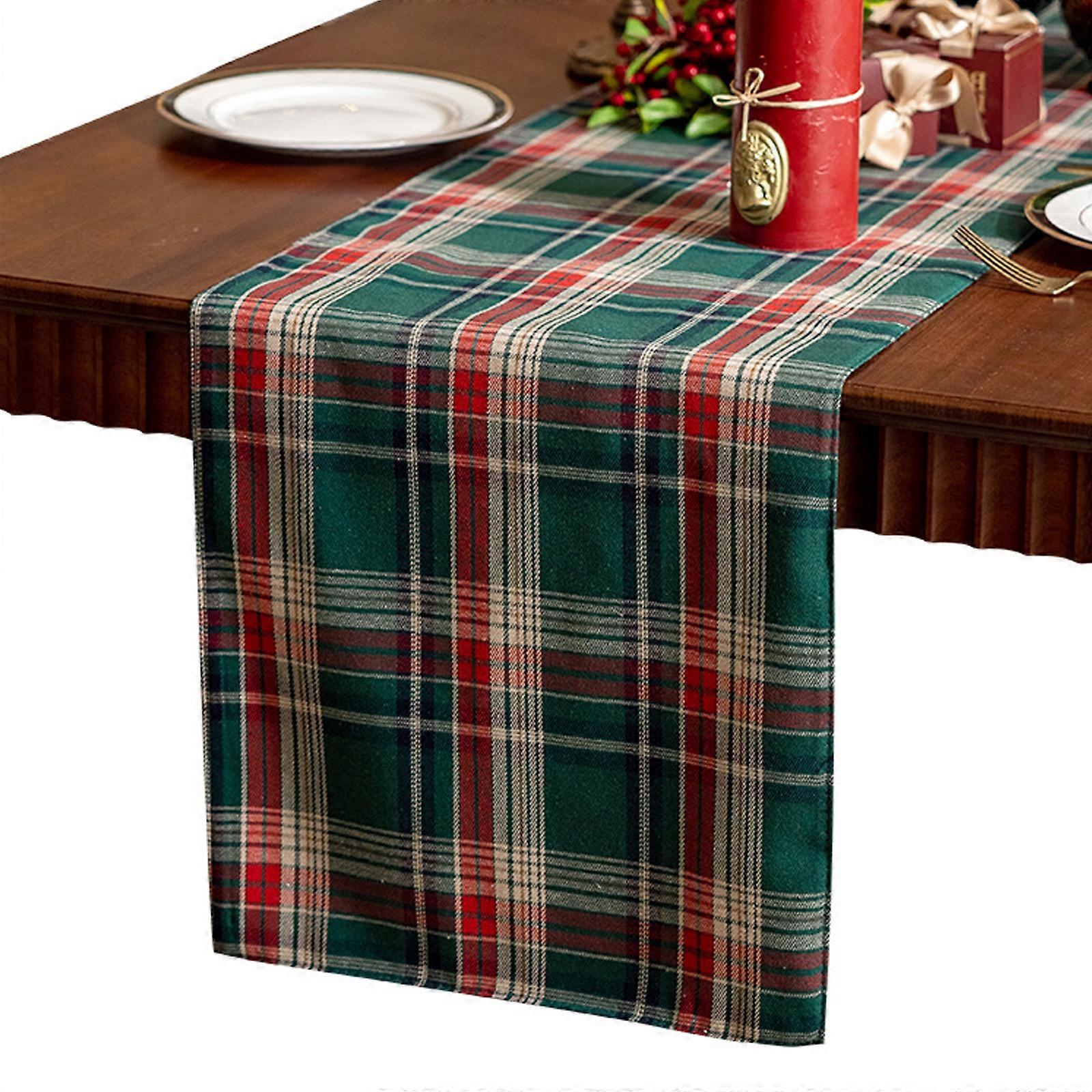 Tablecloth Festival Holiday Decoration Soft Flocking Fabric Sturdy Surfaces Easy to Cleaning Multicolor