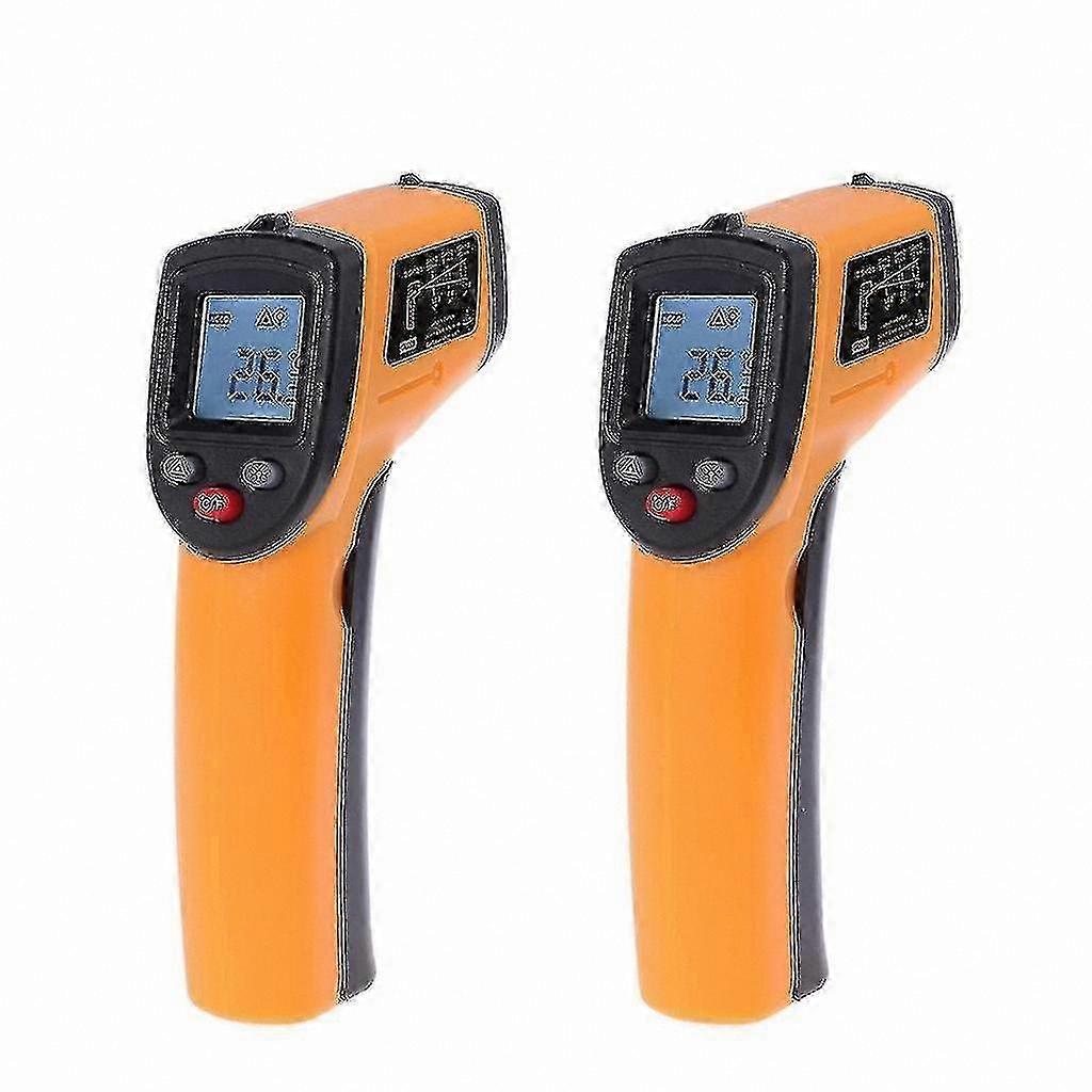 Digital Infrared Thermometer, 2 Pack Non-Contact LCD Temperature Reader