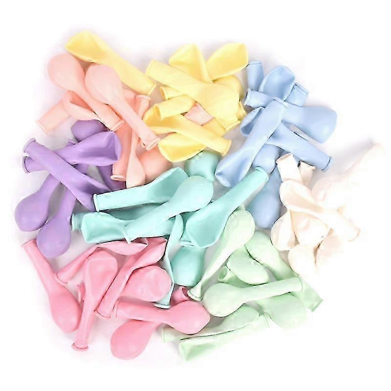200PCS 5inch Latex Balloons Mixed Macaron