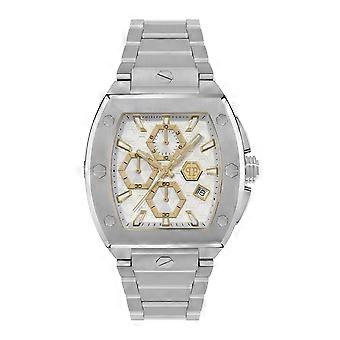 Philipp Plein Herren Uhr Analog Quarz HEXAGON PHANTOM CHRONO PWHHA0426