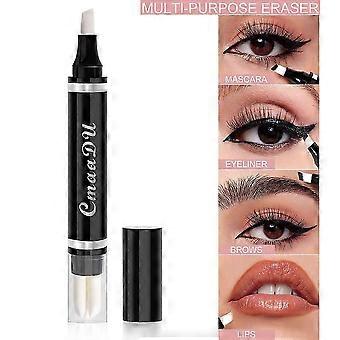 Eye Makeup Remover Pen, Precision Tip, Micelle Formula, Corrects Smudged Eyeliner Mascara, Portable, 3 Spare Tips
