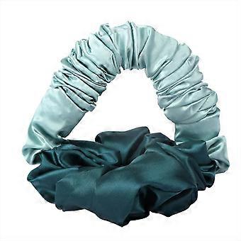 Heatless Curling Rod Opaska na głowę Ponytail Hairband Hair Curler Hairband Lazy Scrunchie Rollers For Wowen Long Hair Overnight (niebieski)