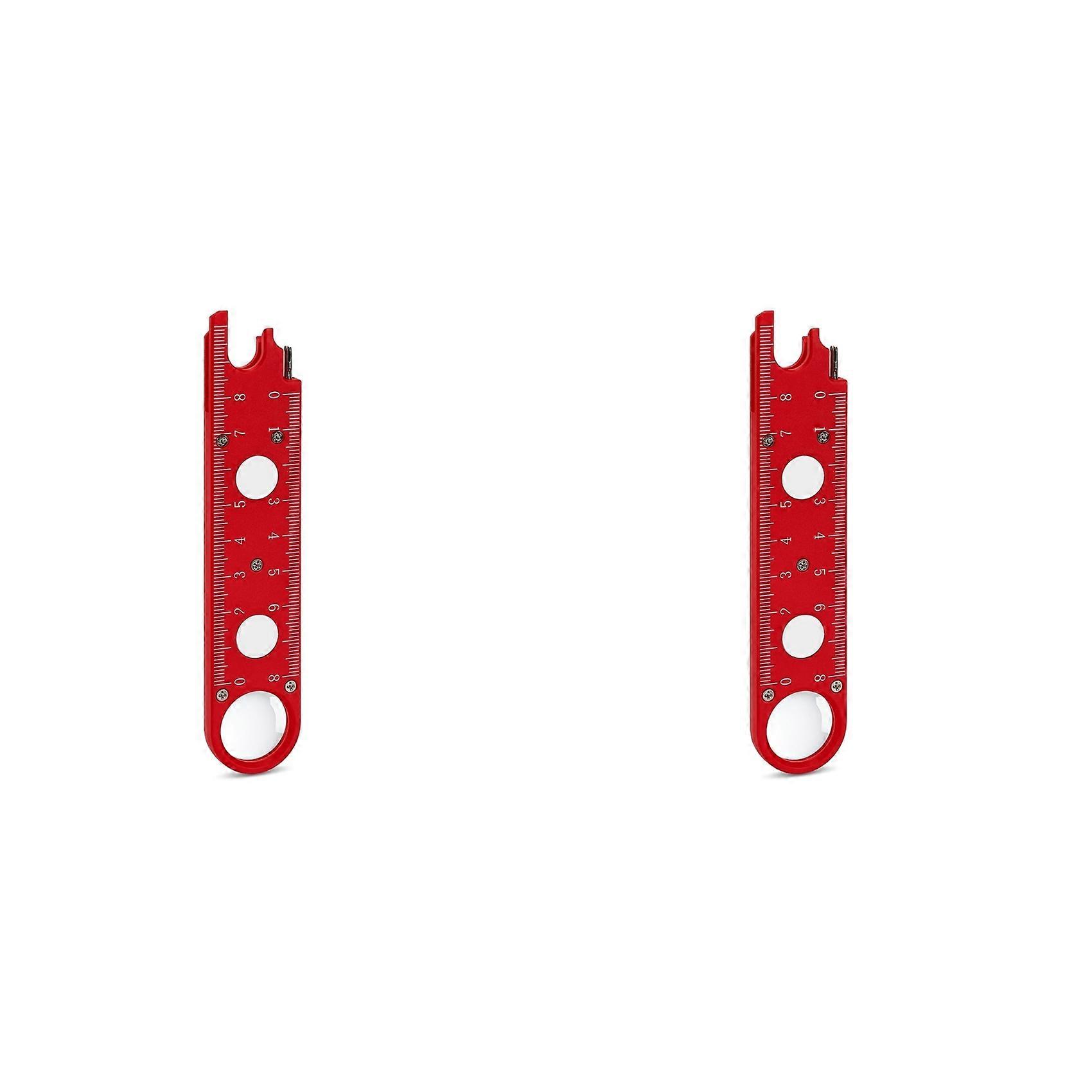 2X Sewing Machine Needle Threader, 4 in 1 Automatic Quick Threading Tool, Multifunctional Stitch-Insertion Seam Guide