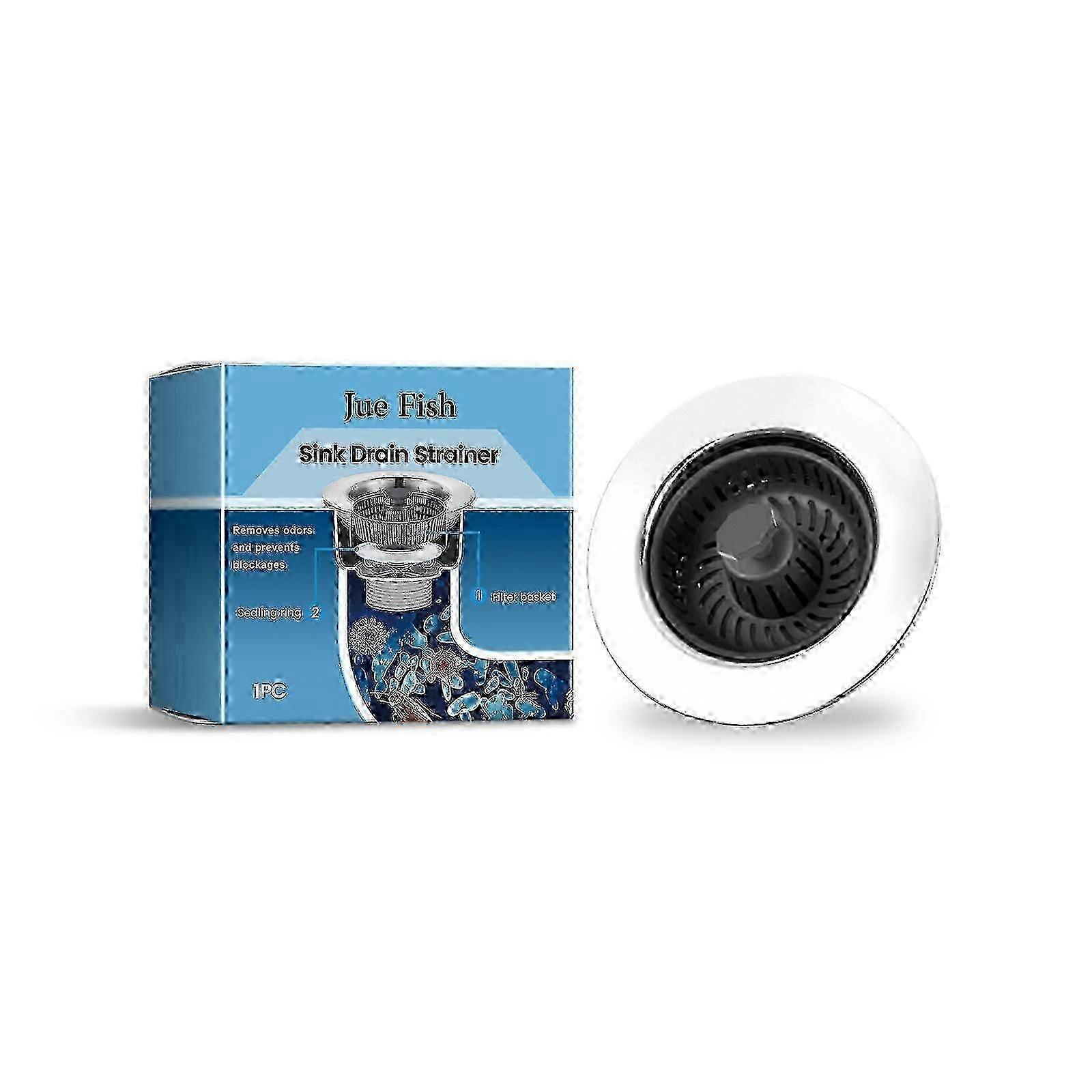 Large-Capacity Spring-Loaded Sink Strainer