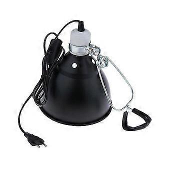 300W Ceramic UVA UVB Heat Emitter Lamp for Reptiles, Pet Heating Lamp with Stand, Bulb Holder and Lampshade