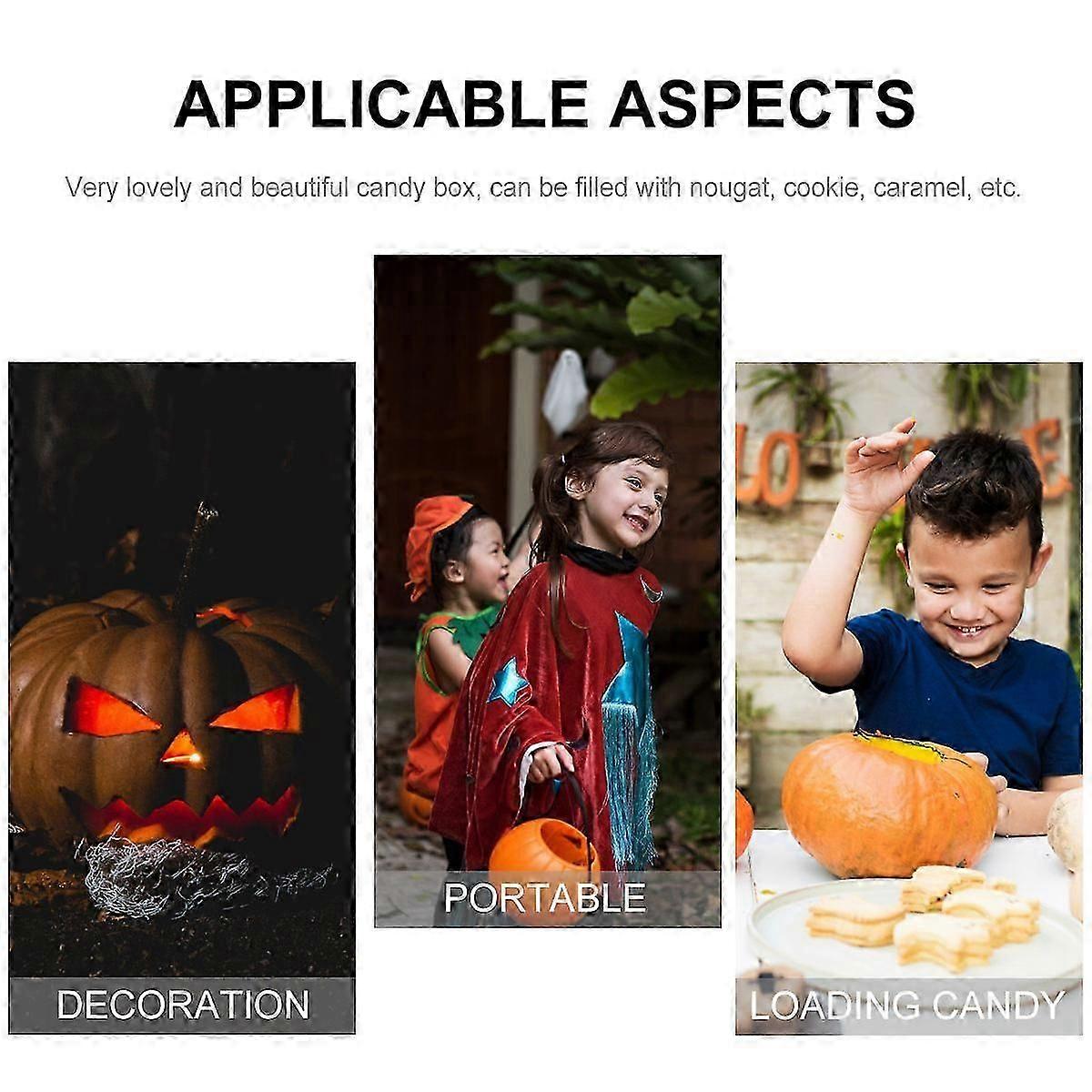 Halloween Party Barrel 2Pcs Candy Packaging & Storage Container